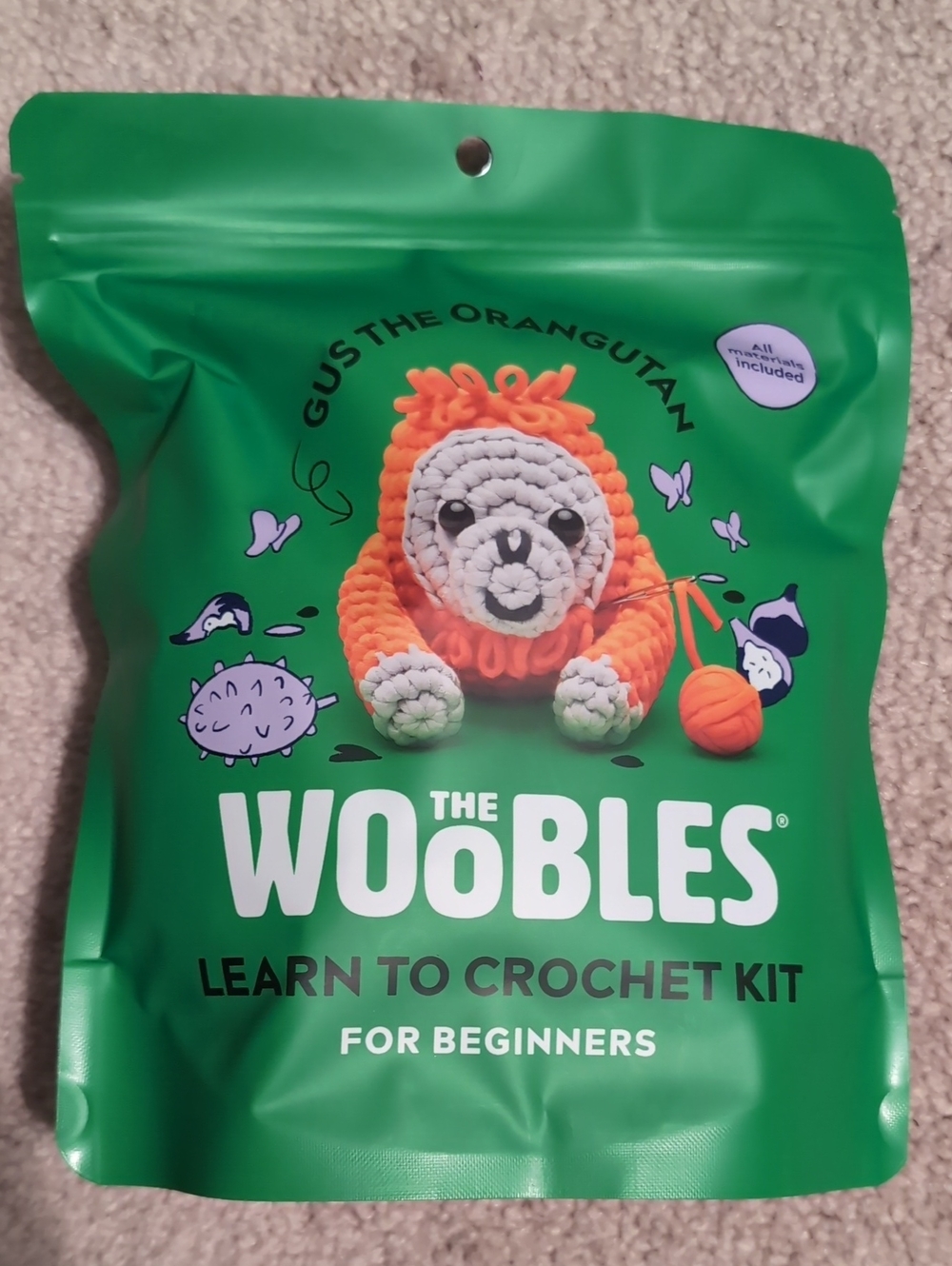 The Woobles "Gus the Orangutan" HTF